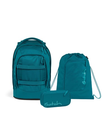 Schulrucksack-Set PACK Deep Petrol in Blau 3-teilig