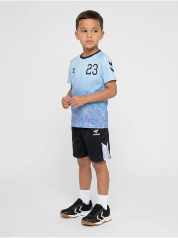 T-Shirt Hmlshimmer Kinder in SKYWAY/BLACK