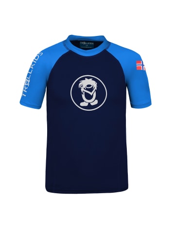 Badeshirt Kvalvika T in navy/blue