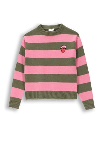 Strickpullover in bunt