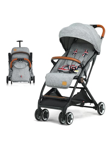 Kinderwagen in Grau