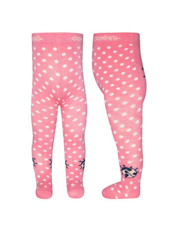 Strumpfhose Marienkäfer in sorbet pink
