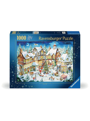 Ravensburger Puzzle 1.000 Teile Weihnachtsdorf in bunt