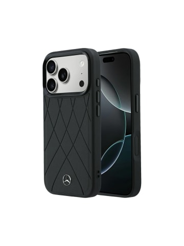 Mercedes Crossed Lines kompatibel mit iPhone 18 Pro und 17 Pro in Schwarz