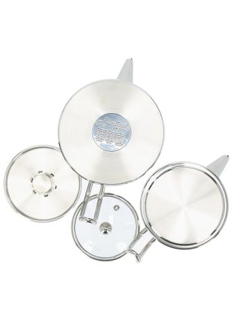 Wasser/Tee-Kessel Wasserkessel 3L, Teekessel 1,5L in Silber