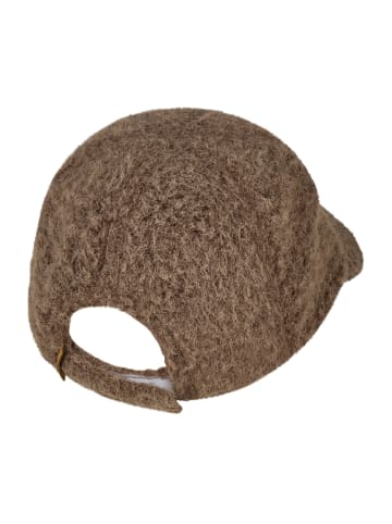 Basecap gefilzte Optik in braun