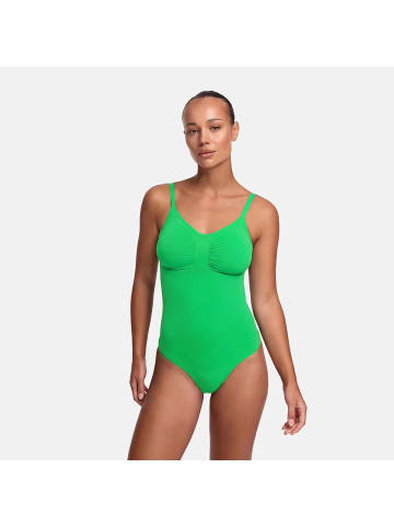 Figurformender Body mit Slip in Giftgrün