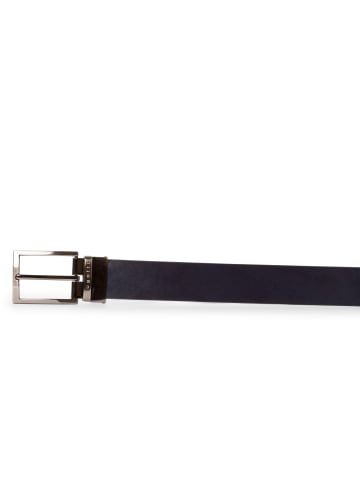 Ledergürtel in schwarz - 0001
