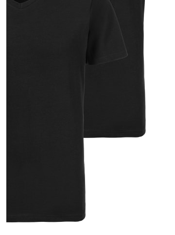 Unterhemd / Shirt Kurzarm Basic in Schwarz