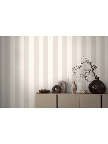 Tapete Wide Stripes in Grau 