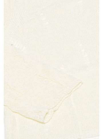 Damen Strickpullover in Wollweiss