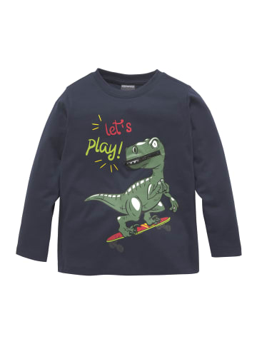 Langarmshirt in marine