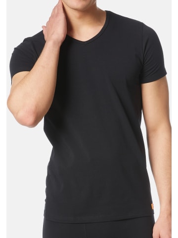 Unterhemd / Shirt Kurzarm WARM UP in Schwarz