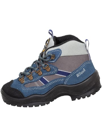 Wanderschuh Schnürstiefel Gritex in grau/dunkelblau