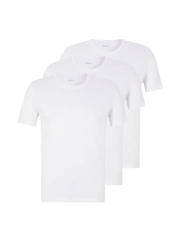 3er Pack T-Shirts Crew-Neck in Weiß