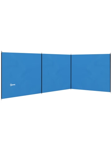 Strandwindschutz,540cm x 150cm,blau