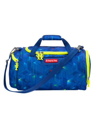 Kinder-Sporttasche "Police Truck Charly" in Blau
