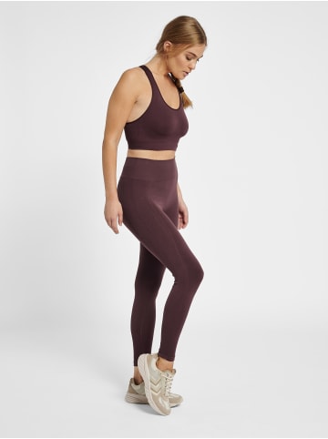 Leggings Hmltif Damen in FUDGE