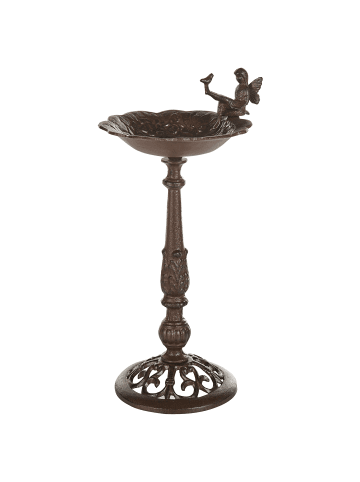 Vogelbrunnen LARK in Braun - (W) 24 x (H) 53 x (L) 24 cm
