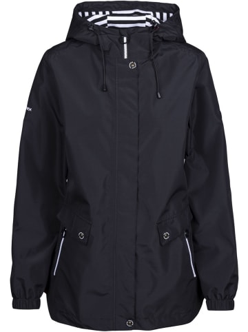 Regenjacke "Flourish" in Schwarz