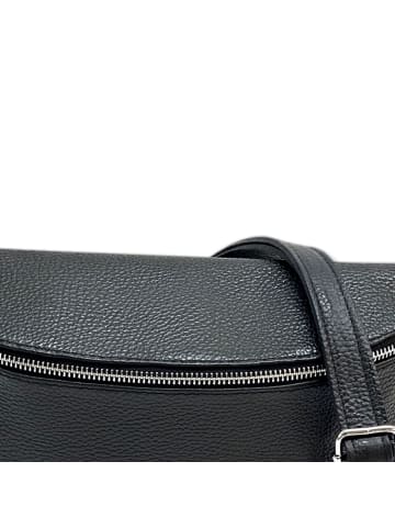 Gürteltasche Leder schwarz ca. 29cm