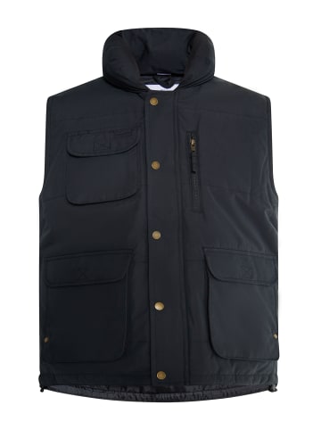Herren Wattierte Weste in Schwarz