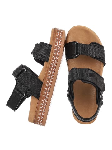 Sandale & Sandalette in Schwarz