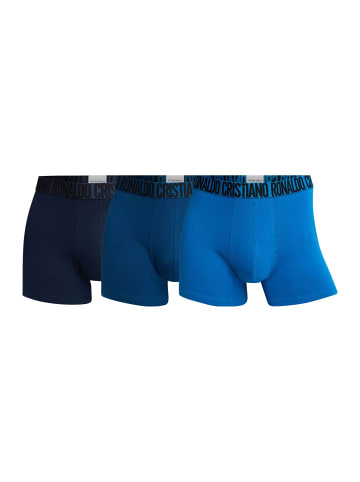 Boxershort 3er Pack in Blau