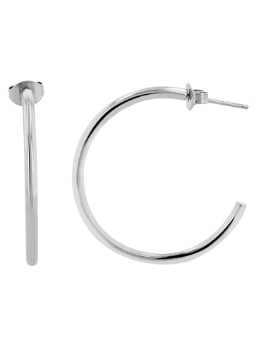 Damen Ohrringe aus Titan in silber