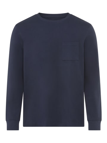 Langarmshirt in blau