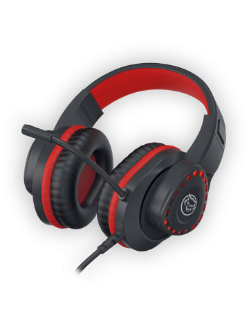 Qware Gaming Headset Tulsa – Kabelgebundenes Headset kompatibel in Mehrfarbig