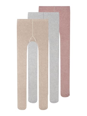 3er-Pack Strumpfhose in String Melange