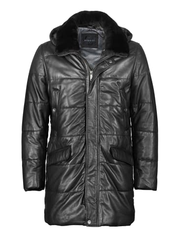 Lederjacke BUTREMO in Schwarz