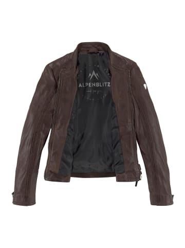 Lederjacke in braun