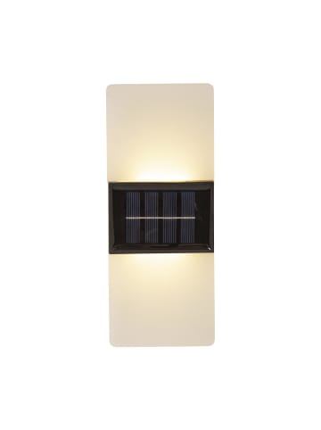 Solar Wandlampe ,Wally Frost', Dämmerungssensor, 2 Lichteinstellungen,