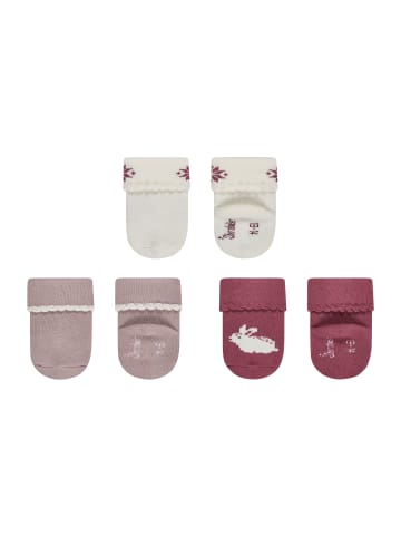 Baby Socken 3er-Pack Schneeflocke in ecru