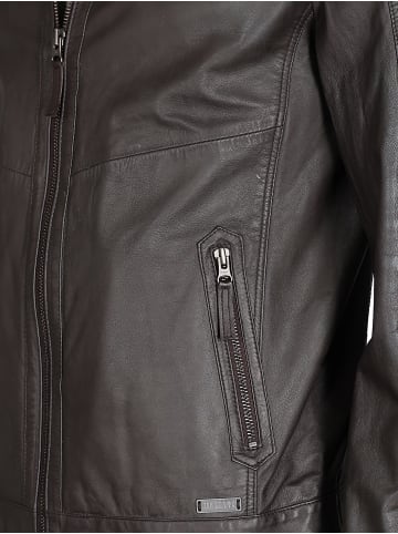 Lederjacke Max in dunkelbraun
