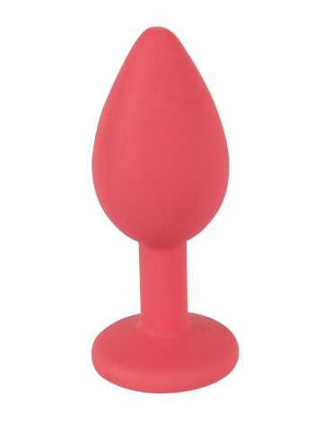Analplug Jewel Red Plug Small in rot