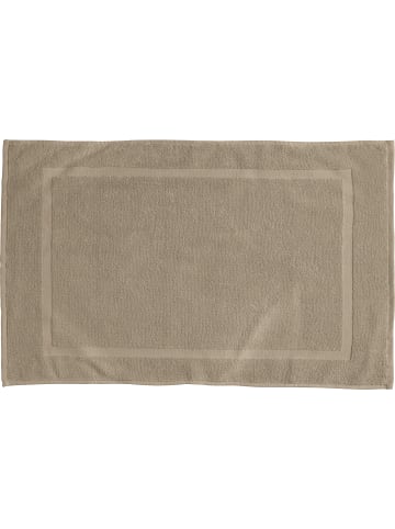 Frottier Duschvorlage Chicago in taupe
