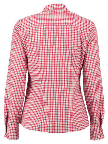 Trachtenbluse Miweyo in mittelrot