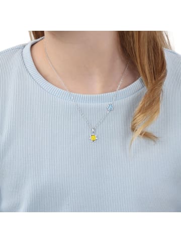 Kette mit Anhänger Silber 925, rhodiniert in Silber