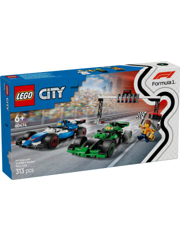 City 60474 F1® Startaufstellung mit VCARB & Sauber Rennautos