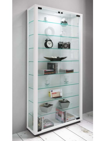 Vitrinenschrank LumoMaxi 4 Weiß 59 x 18 cm