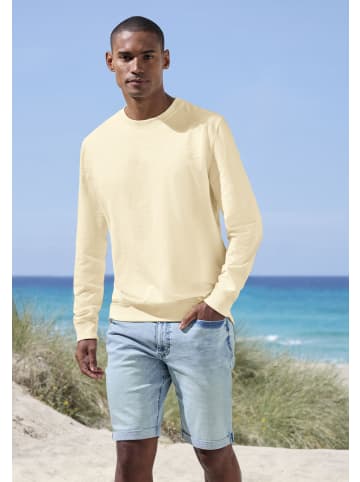 Langarmshirt in gelb