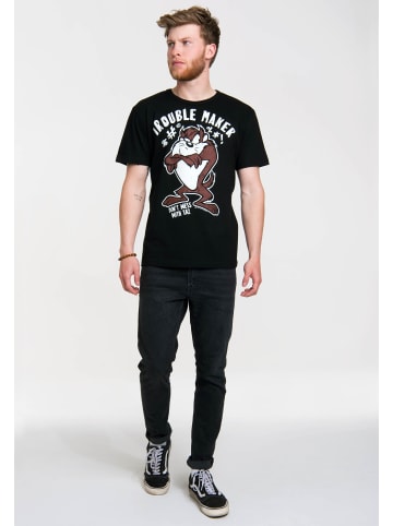 T-Shirt Tasmanischer Teufel - Looney Tunes in schwarz