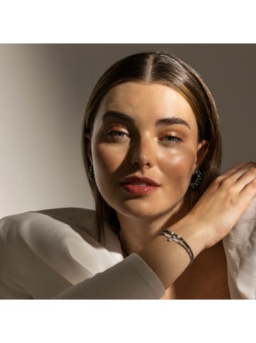 Armband aus 925er Sterlingsilber und weißer Perle mit Rhodiumbeschichtung – Nexa