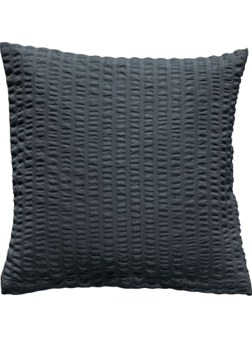 Microfaser-Seersucker, Microfaser Kuschelkissenbezug Detroit in anthrazit