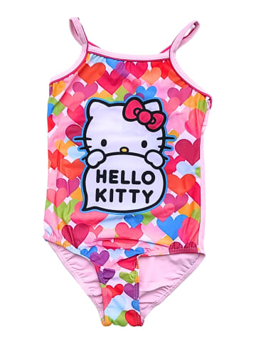 Badeanzug Hello Kitty Herzen in Rosa