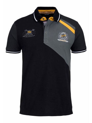 Poloshirt in schwarz