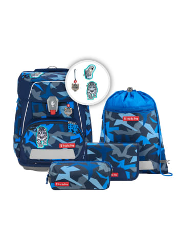 Grundschulranzen-Set SPACE "Snow Leopard Arko" in Blau